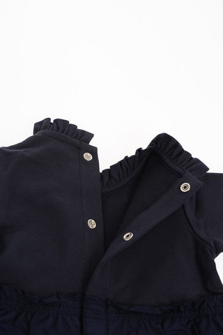 ruffled romper suit
