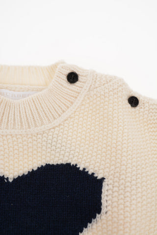 Heart Embroidered Sweater