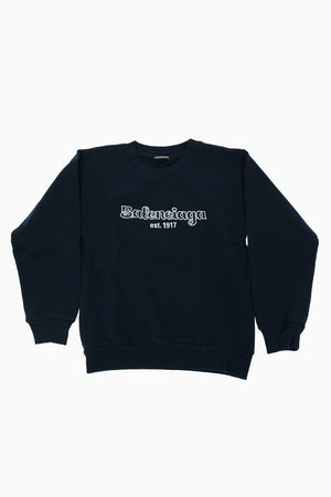 crew-neck sweatshirt with Logo embroidery