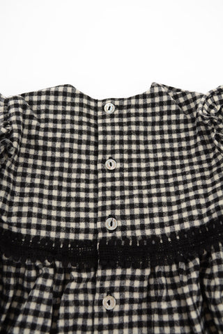 ruffled Check Dress