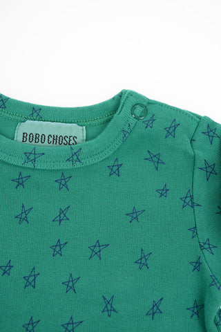 Starts-Print Long Sleeve Body