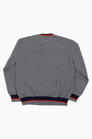 Embroidered Crew-Neck Sweater