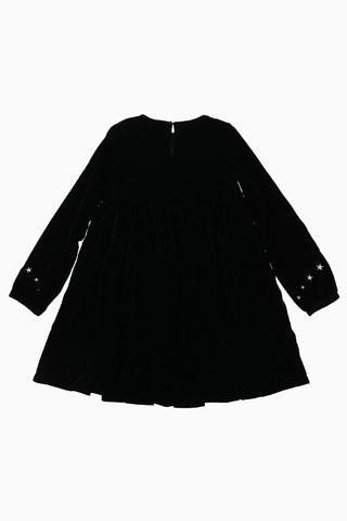 Embroidered Velvet GEORGINA Dress