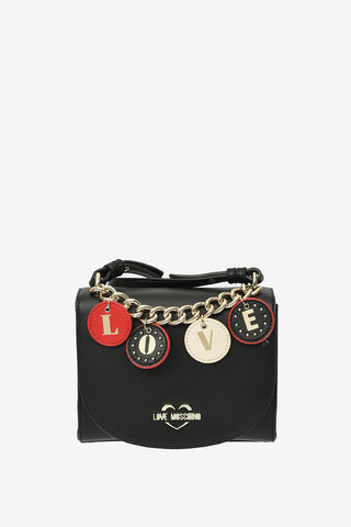 LOVE Faux Leather LOVELY CHARMS Shoulder Bag