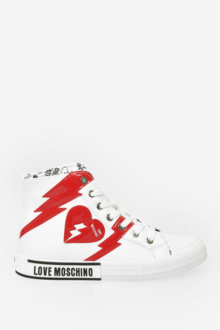 LOVE Sneakers Alte in Ecopelle