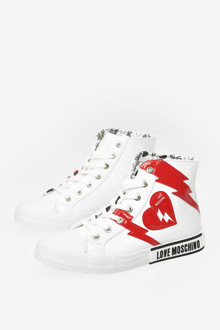 LOVE Sneakers Alte in Ecopelle