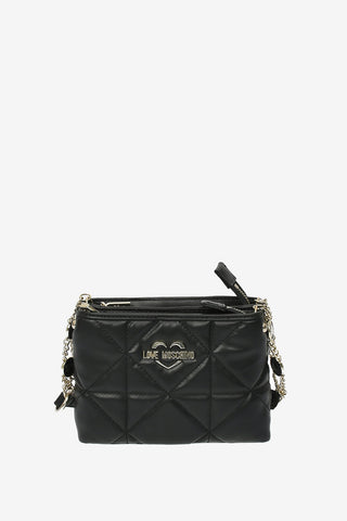 LOVE Faux Quilted Leather JEWEL Bag