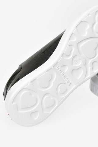 LOVE Leather Crocodile Printed RUNNING Sneakers