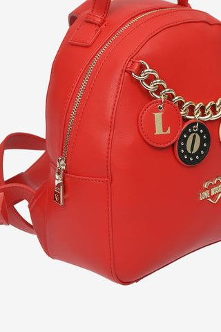 LOVE Faux Leather LOVELY CHARMS Backpack