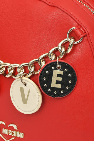 LOVE Faux Leather LOVELY CHARMS Backpack