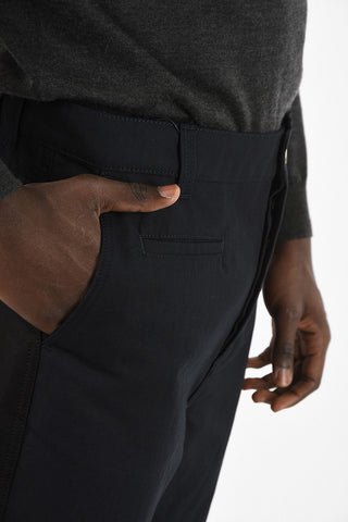 Two Tone Pants with Belt Loops