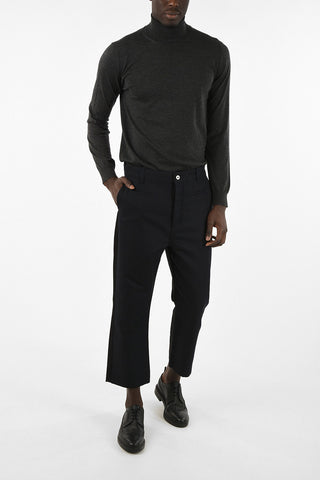Two Tone Pants with Belt Loops