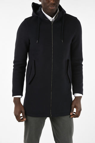 Padded Hooded Outerwear With Zip Closure 