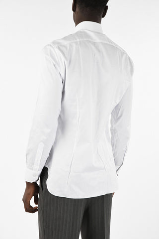 pin point edge trim cuff shirt
