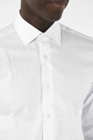 pin point edge trim cuff shirt