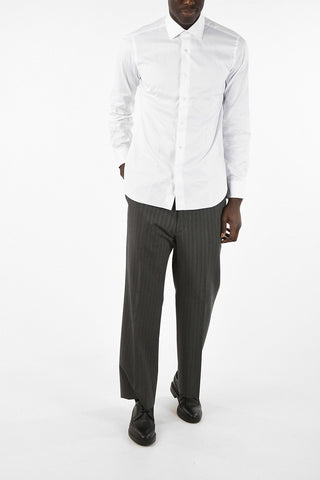 pin point edge trim cuff shirt