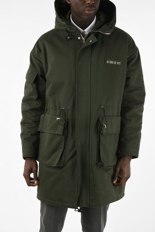 Deconstructed Parka With Drawstring