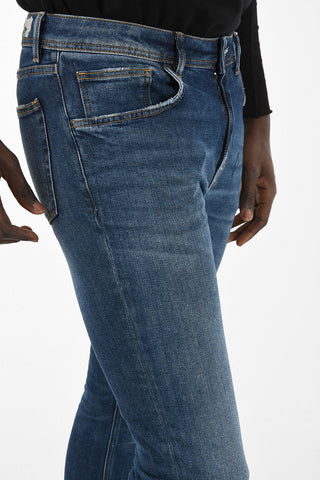 Mid-Rise Straight Fit Jeans  15 cm