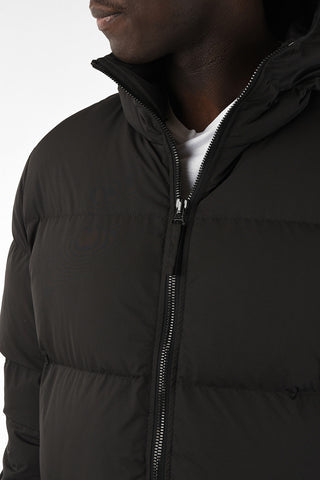 Hooded Down Jacket ALISTAIR With Zip Closure