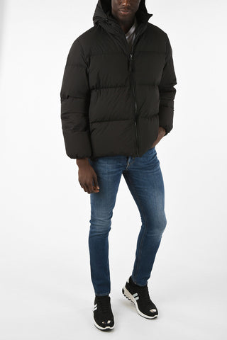 Hooded Down Jacket ALISTAIR With Zip Closure