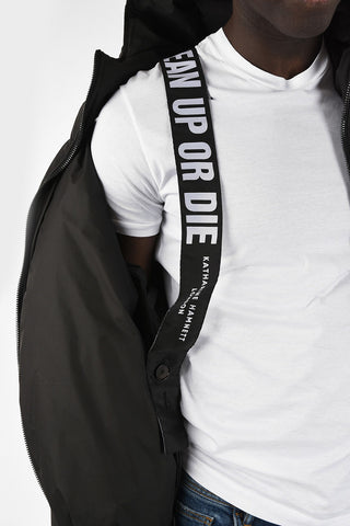 Hooded Down Jacket ALISTAIR With Zip Closure