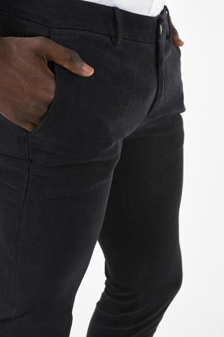Mid Waist Slim Fit Pants
