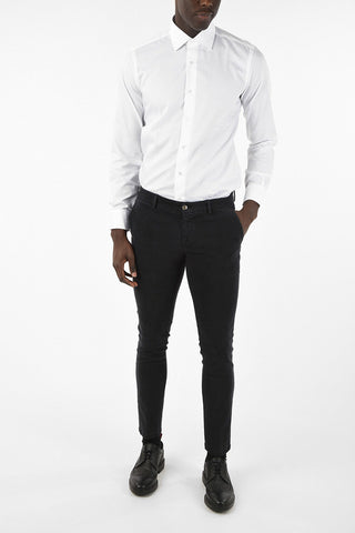 Mid Waist Slim Fit Pants