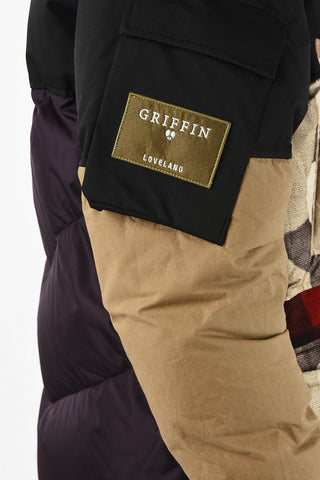 Camouflage Multi-Pocket Padded Parka