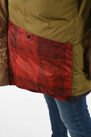 Camouflage Multi-Pocket Padded Parka