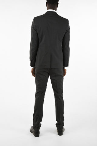Center Vent 2-Button Suit with Flap Pocket