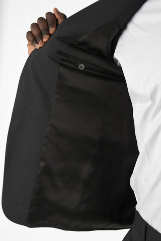 Center Vent 2-Button Suit with Flap Pocket