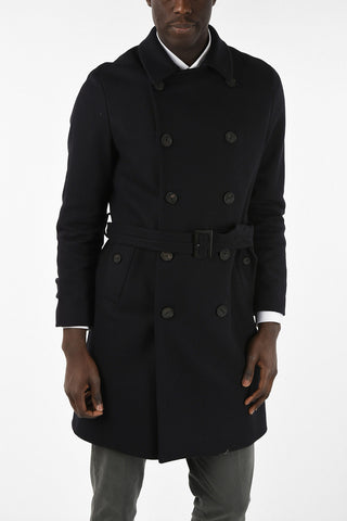 Double Breasted SAVELLETRI Coat With Belt