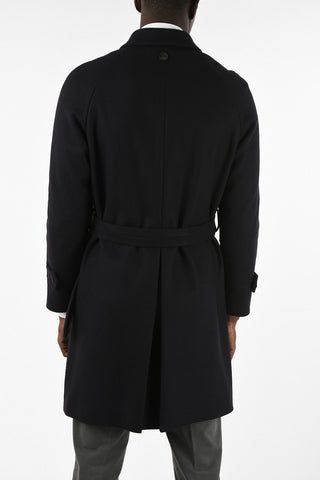 Double Breasted SAVELLETRI Coat With Belt