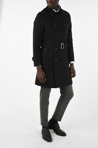 Double Breasted SAVELLETRI Coat With Belt