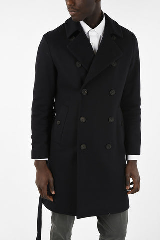 Double Breasted SAVELLETRI Coat With Belt