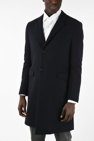 Two Button Coat With Flap Pocket 
