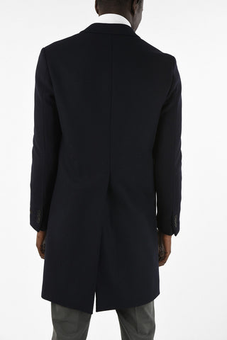 Two Button Coat With Flap Pocket 
