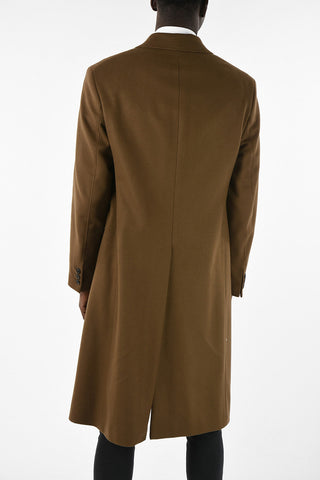 Virgin Wool Double Breasted MUD Coat 