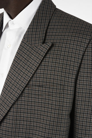 Cappotto Tartan Con Revers a Lancia 