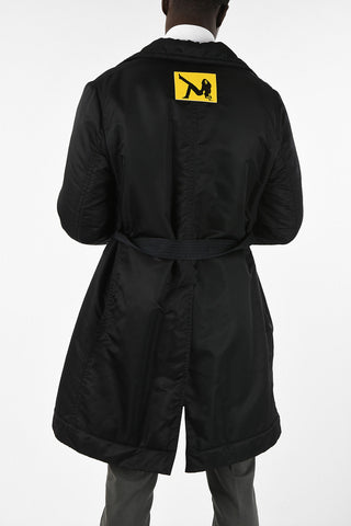 205W39NYC Shell Coat with belt