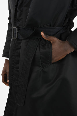 205W39NYC Shell Coat with belt