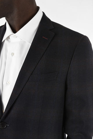 Wool Two Button Suit With Flap PocketS