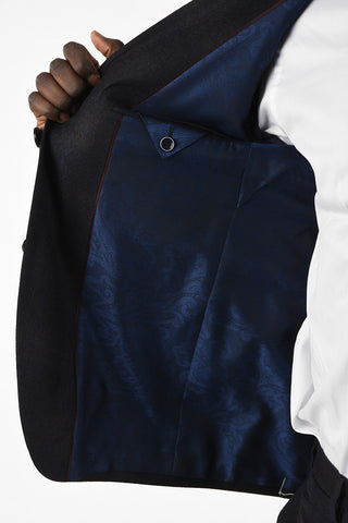 Wool Two Button Suit With Flap PocketS