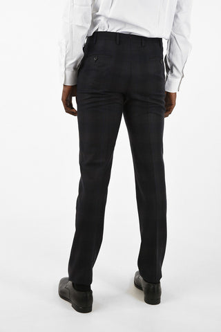 Wool Two Button Suit With Flap PocketS