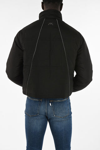 Padded Jacket with Collar Drawstring