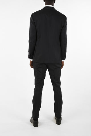 side vents notch lapel 3-button suit