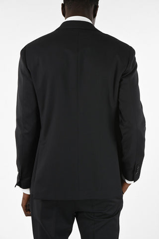 side vents notch lapel 3-button suit