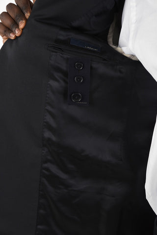 side vents notch lapel 3-button suit