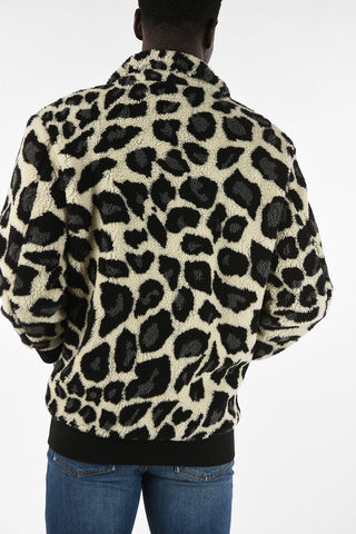 Faux Fur Animal Pattern Jacket