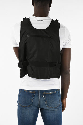 Multi-Pocket Destructured Vest